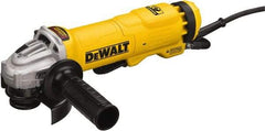 DeWALT - 4-1/2" Wheel Diam, 11,000 RPM, Corded Angle & Disc Grinder - 5/8-11 Spindle, 11 Amps - Caliber Tooling