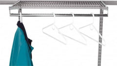 Triton - 31" Long Gray Pegboard Clothes Rod - For Use with Clothes - Caliber Tooling