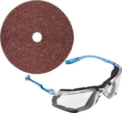 3M - 4-1/2" Diam 7/8" Hole 36+ Grit Fiber Disc - Very Coarse Grade, Ceramic, 13,300 Max RPM, Series 982C - Caliber Tooling