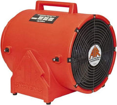 AIR Systems - 12" Inlet, Electric AC Ventilation Fan - 1 hp, 1,866 CFM (Free Air), 115 Max Voltage Rating - Caliber Tooling