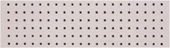 Triton - 31-1/2" Wide x 9" High Peg Board Strip - 1 Panel, Steel with Epoxy Coating, White - Caliber Tooling