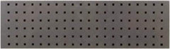 Triton - 31-1/2" Wide x 9" High Peg Board Strip - 1 Panel, Steel with Epoxy Coating, Silver - Caliber Tooling