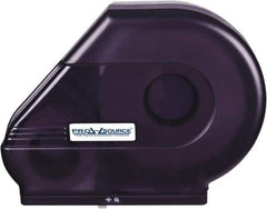 PRO-SOURCE - Jumbo Single Roll Plastic Toilet Tissue Dispenser - 6-1/4" Wide x 14" High x 16-1/2" Deep, Black - Caliber Tooling