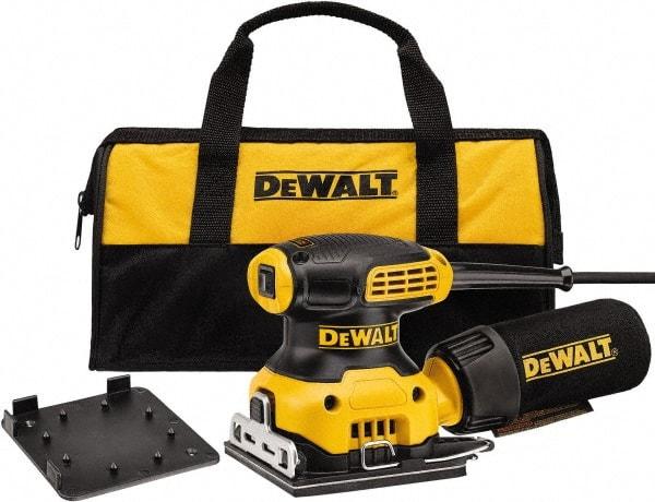 DeWALT - 14,000 OPM, Electric Orbital Sander - Square, Oscillating Sander, 2.3 Amps - Caliber Tooling