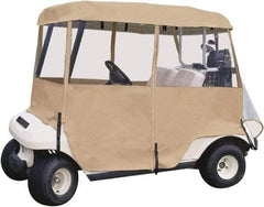 Classic Accessories - Polyester Golf Cart Protective Cover - 66 x 53", Sand - Caliber Tooling