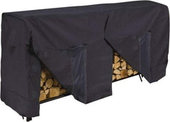 Classic Accessories - Polyester Log Rack Protective Cover - 96 x 24 x 42", Black - Caliber Tooling