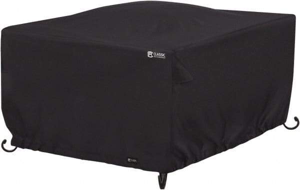 Classic Accessories - Polyester Fire Pit Protective Cover - 42 x 42 x 22", Black - Caliber Tooling