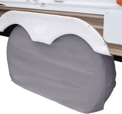 Classic Accessories - Polyvinyl Chloride RV Protective Cover - 27" Diam x 8" Wide, Gray - Caliber Tooling