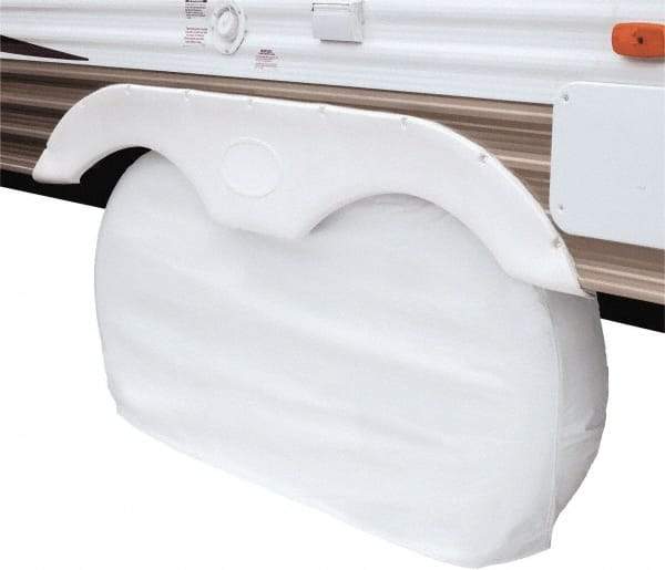 Classic Accessories - Polyvinyl Chloride RV Protective Cover - 27 to 30" Diam 8" Wide, Snow White - Caliber Tooling