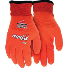 MCR Safety - Size M (8), ANSI Cut Lvl A3, ANSI Puncture Lvl 2, ANSI Abrasion Lvl 3, Hydropellent Polyurethane Coated Cut & Puncture Resistant Gloves - Caliber Tooling