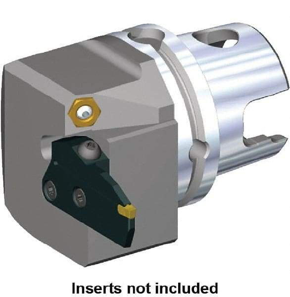 Kennametal - Beyond Evolution Blade Insert, 58mm Head Length, Modular Grooving Blade Holder Head - Right Hand Cut, System Size KM80ATC, Through Coolant, Series Beyond Evolution - Caliber Tooling