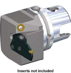 Kennametal - Beyond Evolution Blade Insert, 58mm Head Length, Modular Grooving Blade Holder Head - Left Hand Cut, System Size KM80TS, Through Coolant, Series Beyond Evolution - Caliber Tooling