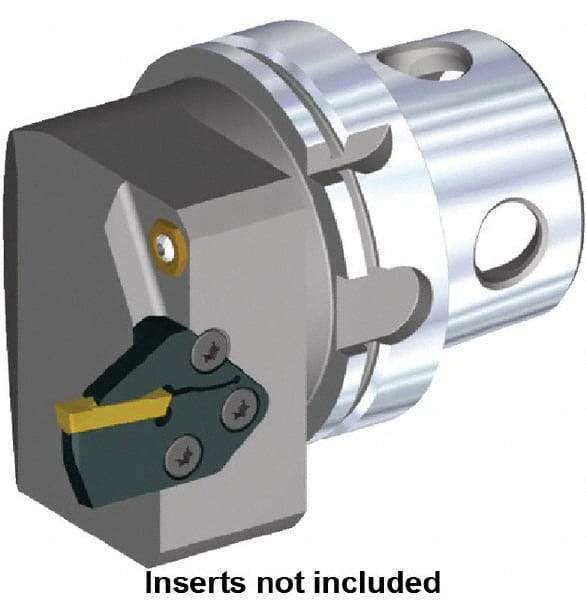 Kennametal - A3 & A4 Modular Blade Insert, 87mm Head Length, Modular Grooving Blade Holder Head - Right Hand Cut, System Size KM4X100, Through Coolant, Series KGME - Caliber Tooling