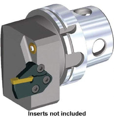 Kennametal - A3 & A4 Modular Blade Insert, 88.5mm Head Length, Modular Grooving Blade Holder Head - Right Hand Cut, System Size KM4X100, Through Coolant, Series KGME - Caliber Tooling