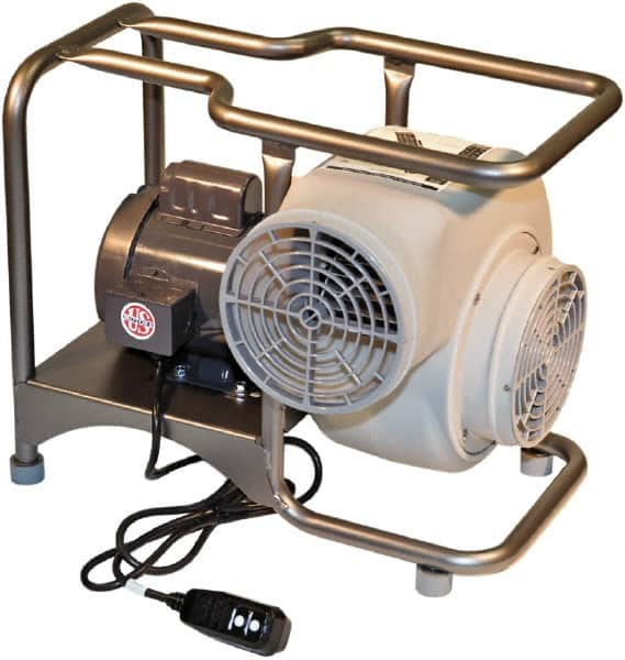 AIR Systems - 8" Inlet, Electric AC Centrifugal Blower - 0.75 hp, 1,308 CFM (Free Air), 220 Max Voltage Rating - Caliber Tooling