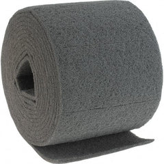 Brite Star - 20' Long x 8" Wide Nonwoven Roll - Very Fine Grade, Gray, Silicon Carbide - Caliber Tooling