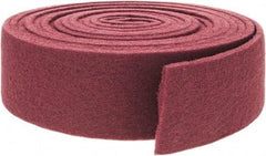 Brite Star - 30' Long x 4" Wide Nonwoven Roll - Very Fine Grade, Purple, Aluminum Oxide - Caliber Tooling