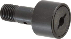 Accurate Bushing - 3/4" Roller Diam x 1/2" Width, 3/8" Stud Diam x 7/8" Length, Stud Cam Follower - Steel, 3/8" Thread Length, 3/8-24 Thread, 1-3/8" OAL, 2,140 Lb Dynamic Cap, 2,260 Lb Static Cap - Caliber Tooling