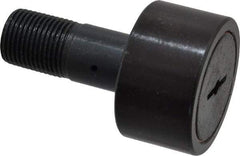 Accurate Bushing - 1-3/4" Roller Diam x 1" Width, 3/4" Stud Diam x 1-3/4" Length, Stud Cam Follower - Steel, 7/8" Thread Length, 3/4-16 Thread, 2-3/4" OAL, 7,870 Lb Dynamic Cap, 7,950 Lb Static Cap - Caliber Tooling