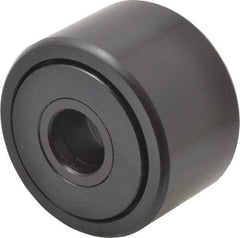 Accurate Bushing - 5/8" Bore, 2" Roller Diam x 1-1/4" Roller Width, Steel Yoke Cam Follower - 10,370 Lb Dynamic Load Capacity, 1-5/16" Overall Width - Caliber Tooling