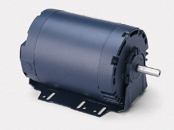 Leeson - 2 Max hp, 1,725 Max RPM, Electric AC DC Motor - 208-230/460 V Input, Three Phase, F56H Frame, Resilient Base Mount - Caliber Tooling