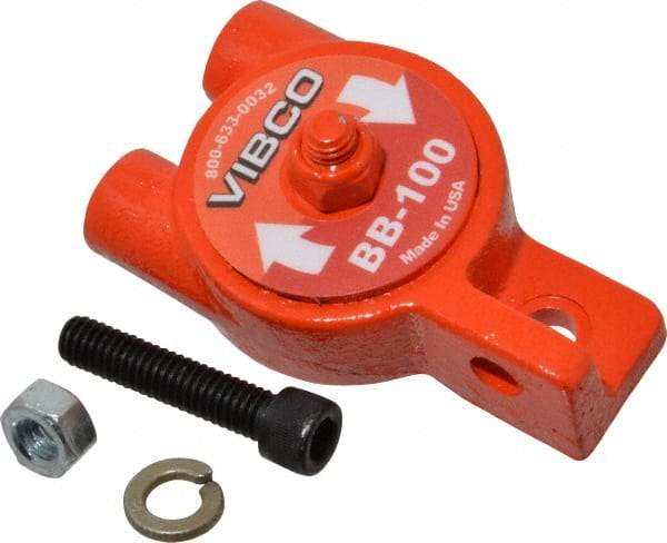 Vibco - 55 Lb. Force, 6 Cubic Feet per Minute, 24,000 RPM, 75 Decibel, Pneumatic Vibrator - 3-1/4" Long x 1-9/16" Wide x 1-7/8" High, 1/8 Port Inlet, 1/8 Port Outlet - Caliber Tooling