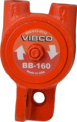 Vibco - 140 Lb. Force, 8 Cubic Feet per Minute, 15,000 RPM, 76 Decibel, Pneumatic Vibrator - 4-1/8" Long x 2" Wide x 2-9/16" High, 1/4 Port Inlet, 1/4 Port Outlet - Caliber Tooling