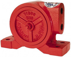 Vibco - 600 Lb. Force, 20 Cubic Feet per Minute, 6,500 RPM, 78 Decibel, Pneumatic Vibrator - 6-5/8" Long x 2-1/8" Wide x 4-7/8" High, 3/8 Port Inlet, 3/8 Port Outlet - Caliber Tooling