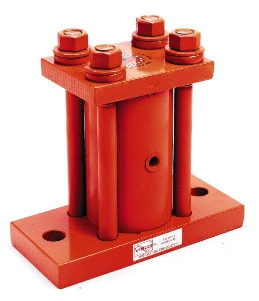 Vibco - 18 Cubic Feet per Minute, 4,500 RPM, 80 Decibel, Pneumatic Vibrator - 7-1/2" Long x 3-1/2" Wide x 7-1/2" High, 1/4 Port Inlet, 1/4 Port Outlet - Caliber Tooling