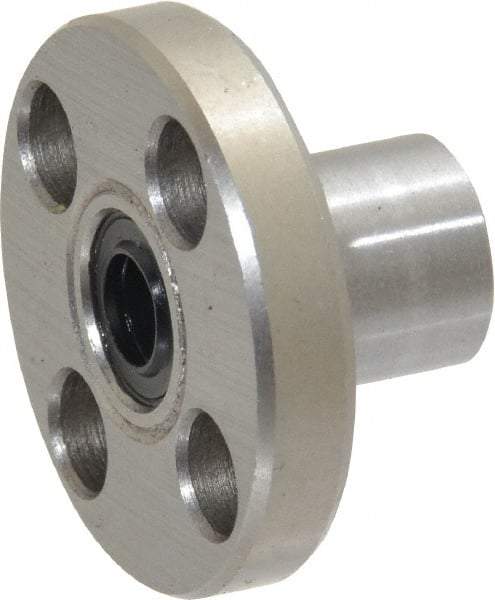 Value Collection - 1/4" ID, Round Flanged Single Linear Bearing - 1/2" OD - Caliber Tooling