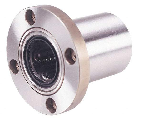 Value Collection - 3/4" ID, Round Flanged Double Linear Bearing - 1-1/4" OD - Caliber Tooling