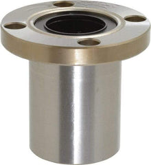 Value Collection - 1" ID, Round Flanged Single Linear Bearing - 1-9/16" OD - Caliber Tooling