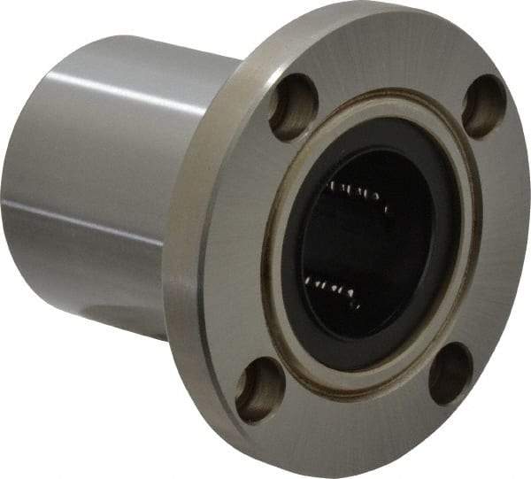 Value Collection - 1-1/4" ID, Round Flanged Single Linear Bearing - 2" OD - Caliber Tooling