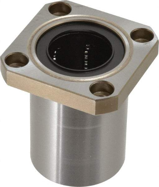 Value Collection - 1-1/4" ID, Square Flanged Single Linear Bearing - 2" OD - Caliber Tooling