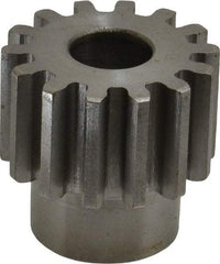 Boston Gear - 12 Pitch, 1.167" Pitch Diam, 14 Tooth Spur Gear - 3/4" Face Width, 1/2" Bore Diam, 0.92" Hub Diam, 14.5° Pressure Angle, Steel - Caliber Tooling