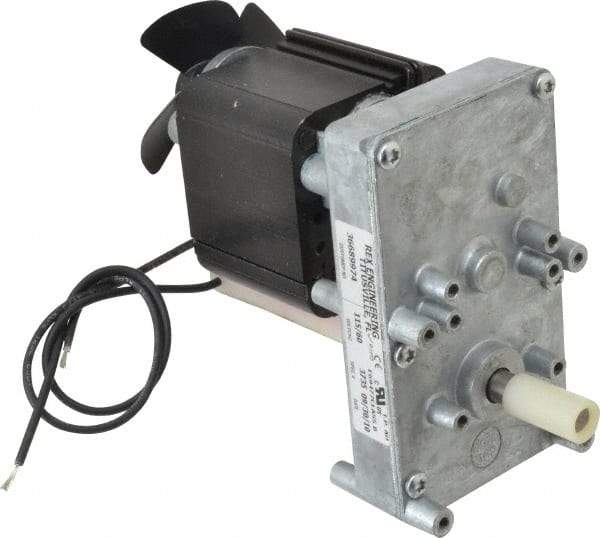 Made in USA - 115 Volt, 5 RPM, 680:1 Gear Ratio, ESP Gearmotor - 250 Torque - Caliber Tooling