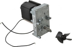 Made in USA - 115 Volt, 50 RPM, 63:1 Gear Ratio, ESP Gearmotor - 30 Torque - Caliber Tooling