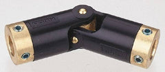 Value Collection - 3/8" Inside x 0.69" Outside Diam, Plastic Universal Joints with Brass Insert - 2.66" Long - Caliber Tooling