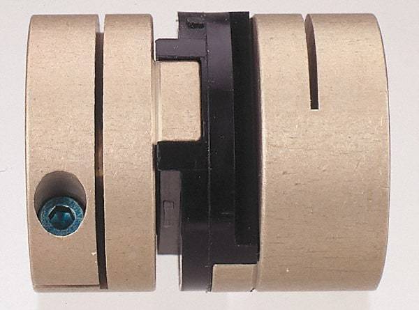 Value Collection - Flexible Oldham Coupling - 1" OD, 1.28" OAL, Delrin - Caliber Tooling