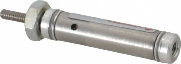 Norgren - 1/2" Stroke x 5/16" Bore Single Acting Air Cylinder - 10-32 Port, 5-40 Rod Thread - Caliber Tooling