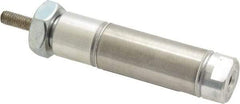 Norgren - 1/2" Stroke x 9/16" Bore Double Acting Air Cylinder - 10-32 Port, 10-32 Rod Thread - Caliber Tooling