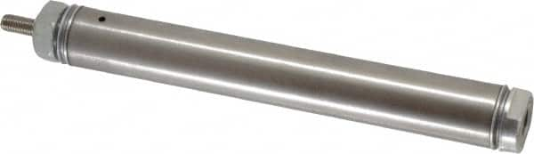 Norgren - 3" Stroke x 3/4" Bore Single Acting Air Cylinder - 1/8 Port, 1/4-28 Rod Thread - Caliber Tooling