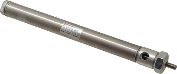 Norgren - 6" Stroke x 3/4" Bore Double Acting Air Cylinder - 1/8 Port, 1/4-28 Rod Thread - Caliber Tooling