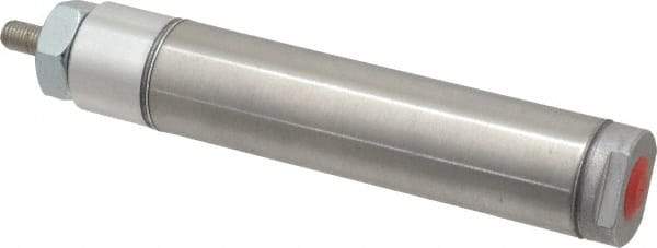 Norgren - 3" Stroke x 1-1/16" Bore Double Acting Air Cylinder - 1/8 Port, 5/16-24 Rod Thread - Caliber Tooling