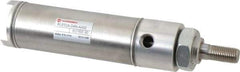 Norgren - 2" Stroke x 1-1/4" Bore Double Acting Air Cylinder - 1/8 Port, 7/16-20 Rod Thread - Caliber Tooling