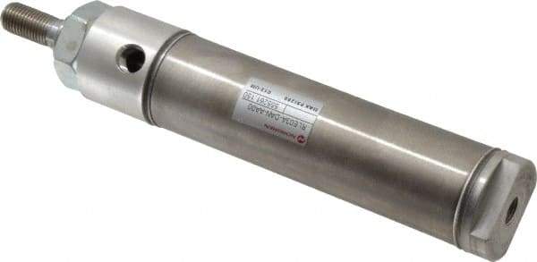 Norgren - 3" Stroke x 1-1/4" Bore Double Acting Air Cylinder - 1/8 Port, 7/16-20 Rod Thread - Caliber Tooling