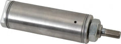 Norgren - 2" Stroke x 1-1/2" Bore Single Acting Air Cylinder - 1/8 Port, 7/16-20 Rod Thread - Caliber Tooling