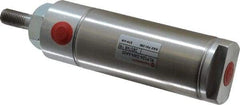 Norgren - 2" Stroke x 1-1/2" Bore Double Acting Air Cylinder - 1/8 Port, 7/16-20 Rod Thread - Caliber Tooling