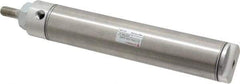 Norgren - 6" Stroke x 1-1/2" Bore Double Acting Air Cylinder - 1/8 Port, 7/16-20 Rod Thread - Caliber Tooling