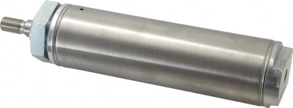 Norgren - 3" Stroke x 2" Bore Single Acting Air Cylinder - 1/4 Port, 1/2-20 Rod Thread - Caliber Tooling